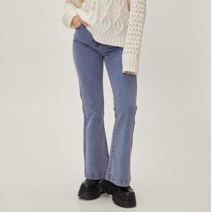 High rise flare jeans